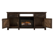 Load image into Gallery viewer, Dutton - TV Stand For Electric Fireplace - Rookwood Brown
