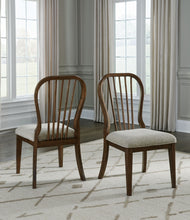 Load image into Gallery viewer, Sturlayne - Brown - Dining Upholstered Side Chair (Set of 2) - Spindleback