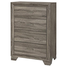 Load image into Gallery viewer, Wright - 4-Drawer Chest Of Drawers - Brown Oak