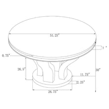 Load image into Gallery viewer, Anchorage - Round Glass Top Dining Table - Chrome