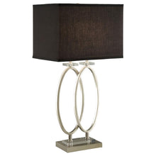 Load image into Gallery viewer, Izuku - Rectangular Shade Table Lamp - Brush Nickel