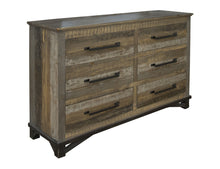 Load image into Gallery viewer, Loft Brown - 6 Drawer Dresser - Two Tone Gray / Brown
