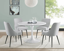 Load image into Gallery viewer, Colfax - White Marquina Marble Dining Set