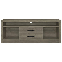 Load image into Gallery viewer, Burke - 2-Drawer Engineered Wood TV Stand - Gray Driftwood