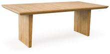 Load image into Gallery viewer, Sherbana - Light Brown - Rectangular Dining Room Extension Table