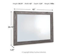 Load image into Gallery viewer, Bronyan - Dark Gray - Bedroom Mirror