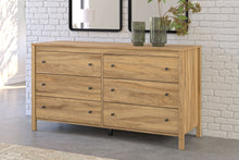 Load image into Gallery viewer, Bermacy - Light Brown - Six Drawer Dresser