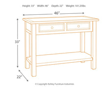 Load image into Gallery viewer, Bolanburg - Sofa Table