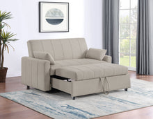 Load image into Gallery viewer, Portland - Boucle Upholstered Sleeper Sofa Bed