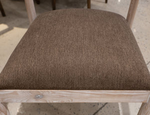 White Teak - Wooden Armchair - Ivory White