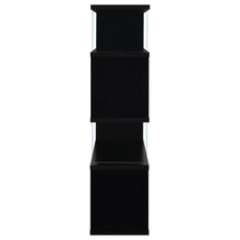 Load image into Gallery viewer, Emelle - 4-Shelf Glass Panel Bookshelf