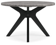 Load image into Gallery viewer, Glinari - Taupe / Black - Round Dining Room Table