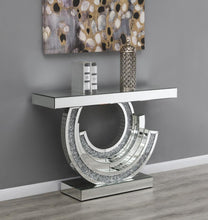 Load image into Gallery viewer, Imogen - Sculptural Mirrored Entryway Console Table - Silver