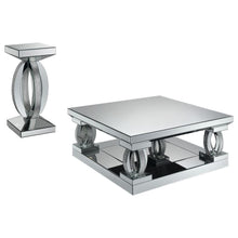 Load image into Gallery viewer, Amalia - Mirrored Coffee Table Set