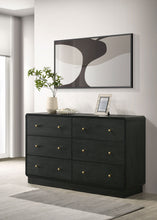 Load image into Gallery viewer, Cavelle - 6-Drawer Dresser Cabinet - Black