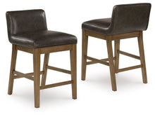 Load image into Gallery viewer, Cabalynn - Two-tone Brown - Upholstered Barstool (Set of 2)
