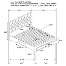 Load image into Gallery viewer, Soledad - Upholstered Storage Panel Bed