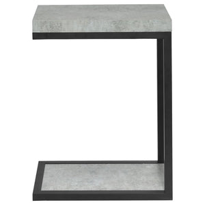 Beck - Engineered Wood C-Shape Sofa Side Table