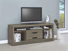 Load image into Gallery viewer, Burke - 2-Drawer Engineered Wood TV Stand - Gray Driftwood
