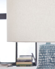 Load image into Gallery viewer, Schylarmont - Antique Gray / White - Metal Table Lamp