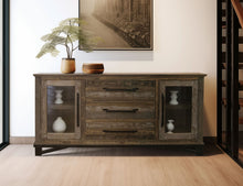 Load image into Gallery viewer, Loft Brown - Buffet With 3 Drawer / 2 Doors - Two Tone Gray / Brown