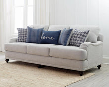 Load image into Gallery viewer, Glenn - Upholstered English Arm Sofa - Light Gray And Blue