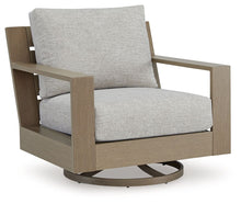 Load image into Gallery viewer, Kimpton Isle - Brown / Beige - Swivel Lounge With Cushion