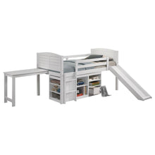 Load image into Gallery viewer, Millie - Twin Workstation Loft Bed With 7&quot; Mattress - White