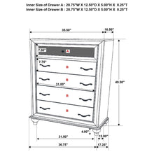 Load image into Gallery viewer, Barzini - 5-Drawer Bedroom Chest