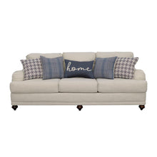 Load image into Gallery viewer, Glenn - Upholstered English Arm Sofa - Light Gray And Blue