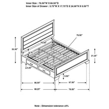 Load image into Gallery viewer, Kauffman - Wood Storage Panel Bed