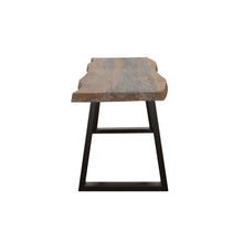 Load image into Gallery viewer, Ditman - Live Edge Wood Dining Bench - Gray Sheesham