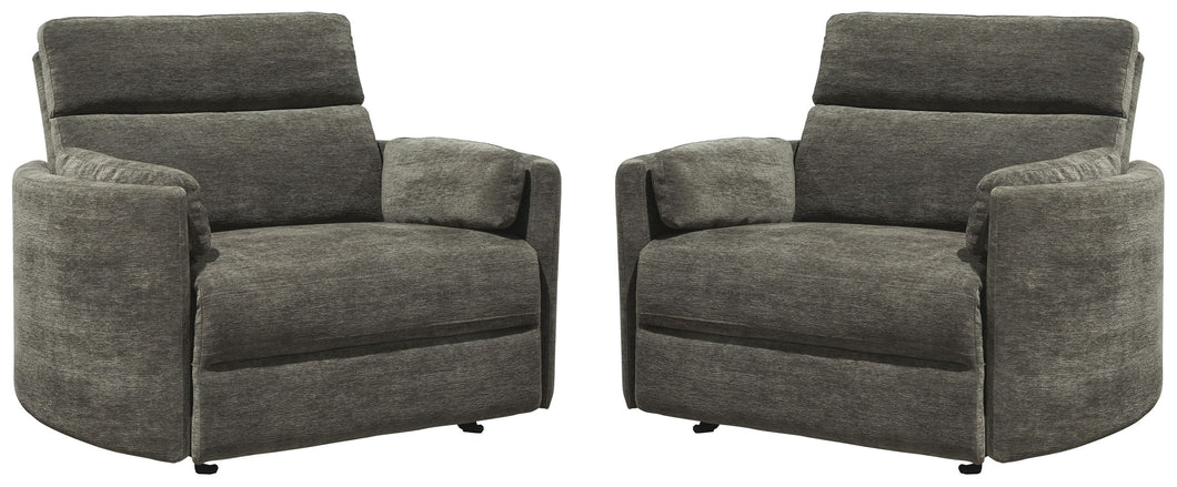 Radius Xl - Extra Wide Power Glider Recliner (Set of 2)