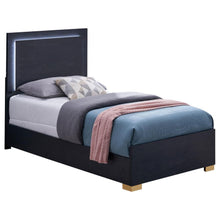 Load image into Gallery viewer, Marceline - Wood LED Panel Bed