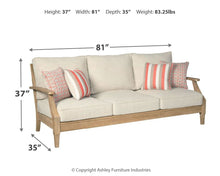 Load image into Gallery viewer, Clare View - Beige - Sofa with Cushion