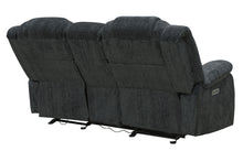 Load image into Gallery viewer, Bolton - Glider Reclining Console Loveseat - Misty Storm