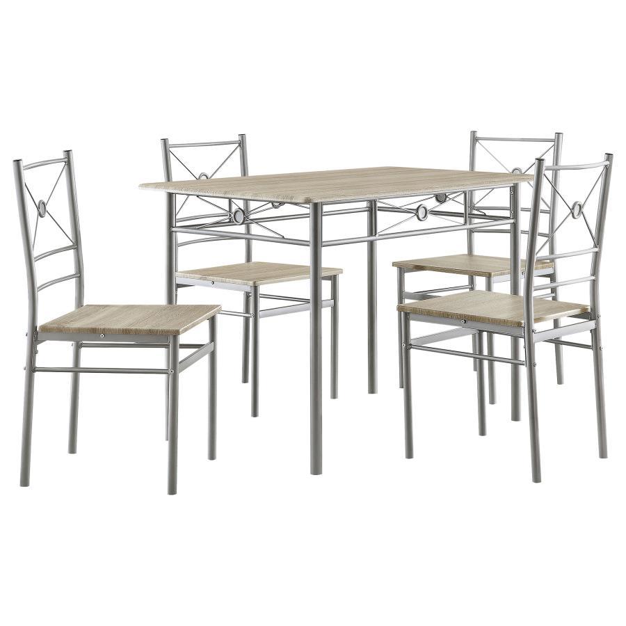 Anna - 5-Piece Rectangular Dining Set