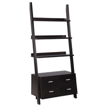 Load image into Gallery viewer, Colella - 3 Piece Storage Ladder Bookshelf Set - Cappuccino