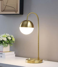 Load image into Gallery viewer, Merrick - Spherical Arched Bedside Table Lamp - Gold