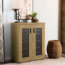 Load image into Gallery viewer, Bristol - 6-Shelf Engineered Wood Shoe Cabinet - Golden Oak