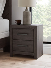 Load image into Gallery viewer, Prendonea - Charcoal - Two Drawer Night Stand