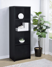 Load image into Gallery viewer, Winfield - 3-Sheld Media Tower Entertainment Pier - Black