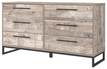 Load image into Gallery viewer, Neilsville - Whitewash - Six Drawer Dresser - Vinyl-Wrapped