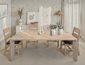 White Teak - Table - Ivory White