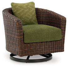 Load image into Gallery viewer, Horizon Hall - Brown / Green - Swivel Lounge With Cushion