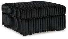 Load image into Gallery viewer, Midnight-madness - Onyx - Oversized Accent Ottoman