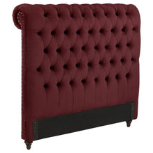 Load image into Gallery viewer, Devon - Upholstered Queen Headboard - Wine Red