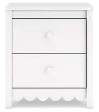 Load image into Gallery viewer, Hallityn - White - Two Drawer Night Stand