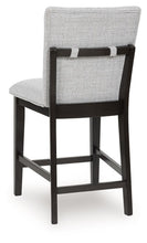 Load image into Gallery viewer, Neymorton - Dark Grayish Brown - Upholstered Barstool (Set of 2)