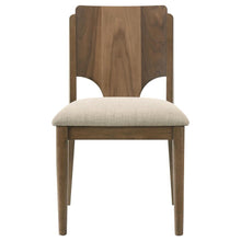 Load image into Gallery viewer, Crestmore - Dining Chair Upholstered Seat (Set of 2) - Walnut